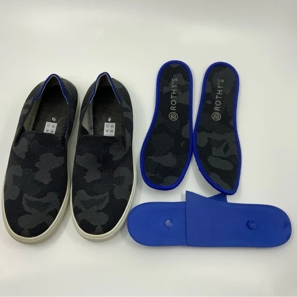 ROTHY’S grey‎ animal print loafers. - Picture 5 of 16